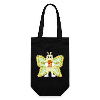 Butterfly Pizza - Sac à bouteille - noir - Devant