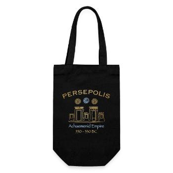 Persépolis, Perse antique, aujourd’hui Iran, dessin - Sac à bouteille - noir - Devant
