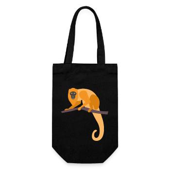 Wildtiere - Geschenkbeutel für Flaschen - Schwarz - Vorne