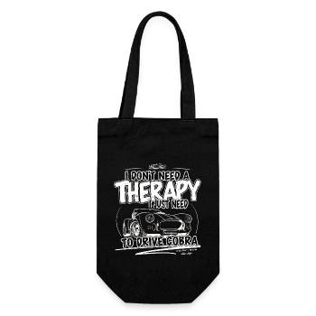 I don't need therapy, I just need Cobra ... - Gift Bag for Bottles - black - Front