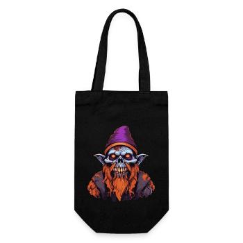 Zombie Gnome - Gift Bag for Bottles - black - Front