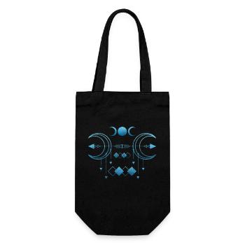 Le symbole vikings façonne la culture - Sac à bouteille - noir - Devant