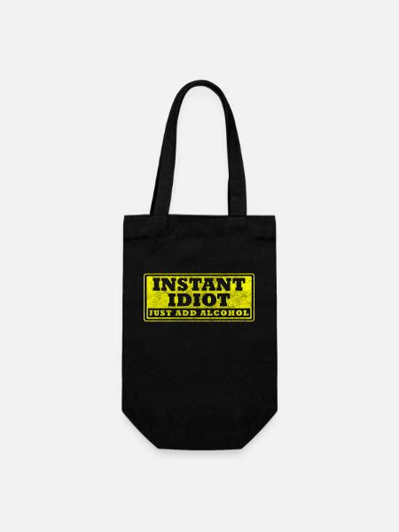 Sarkasmus Humor Witz Sprüche - Geschenkbeutel für Flaschen - Schwarz