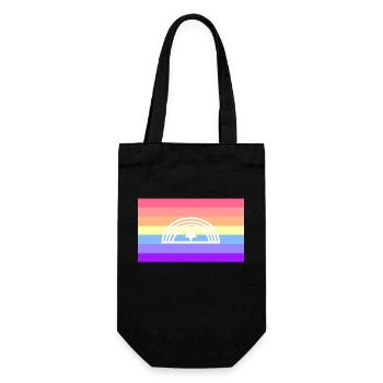 Xenogender pride flag - Gift Bag for Bottles - black - Front