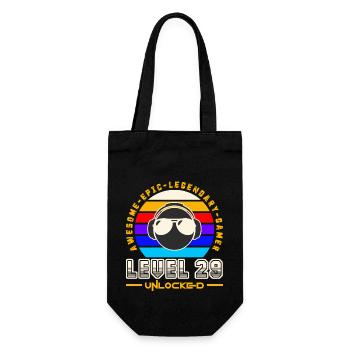 Level 29 - Gift Bag for Bottles - black - Front