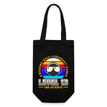 Level 13 - Gift Bag for Bottles - black - Front