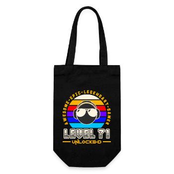 Level 71 - Gift Bag for Bottles - black - Front