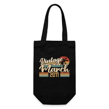 Birthday Gift March 2011 Gift March 2011 - Gift Bag for Bottles - black - Front