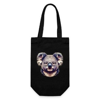 Koala - Gift Bag for Bottles - black - Front