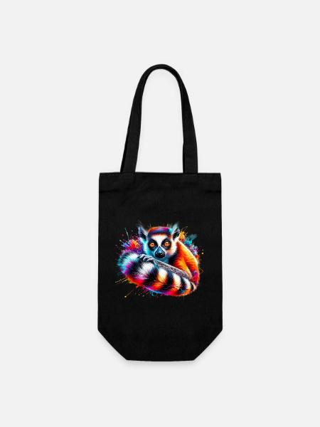 Lémurien - Sac à bouteille - noir