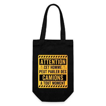 Truck Truck Driver Truck Driver - Gift Bag for Bottles - black - Front