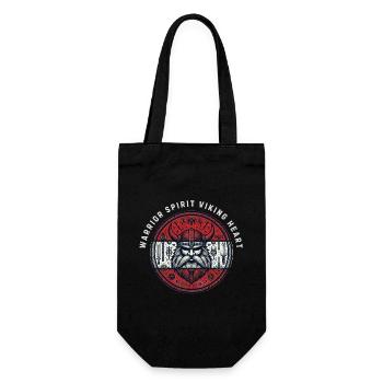 Emblème du Guerrier au Cœur Viking - Sac à bouteille - noir - Devant