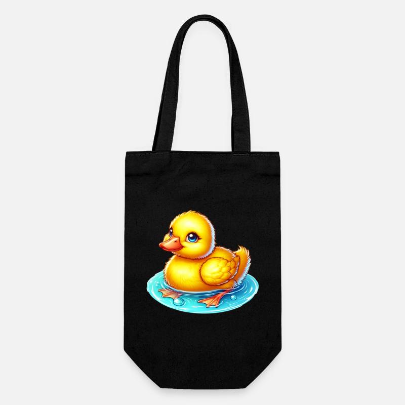 Caneton Canard Canard - Sac à bouteille - noir