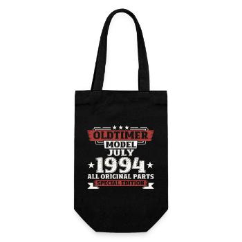 30. Geburtstag Oldtimer Juli 1994 Jahrgang 1994 - Geschenkbeutel für Flaschen - Schwarz - Vorne