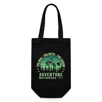1978 Birthday born in 1978 Retro Vintage - Gift Bag for Bottles - black - Front