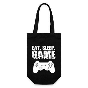 Gamer Spiel Spielen Online Computer Gaming Arcade Neon - Geschenkbeutel für Flaschen - Schwarz - Vorne