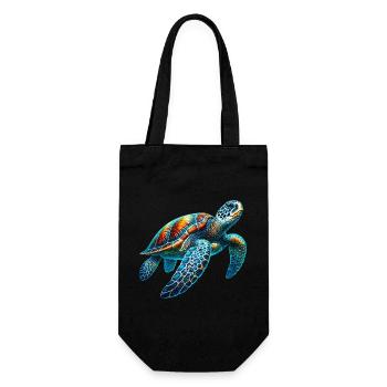 Tortue - Sac à bouteille - noir - Devant