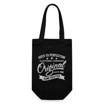 Original 1999 Jahrgang Retro 1999 Geburtstag 1999 - Geschenkbeutel für Flaschen - Schwarz - Vorne