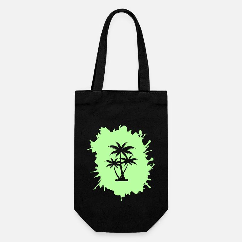 Lobs de palmiers - Sac à bouteille - noir