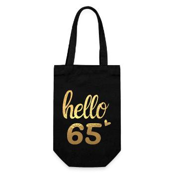 Hello 65 doré - Sac à bouteille - noir - Devant