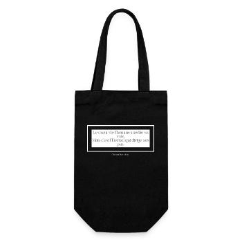 proverbes 169 - Sac à bouteille - noir - Devant