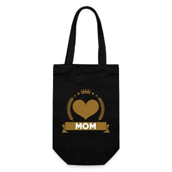 Maman d'Amour - Muttertag - Geschenkbeutel für Flaschen - Schwarz - Vorne