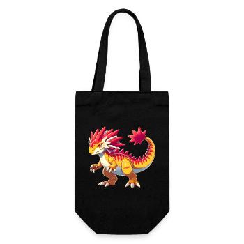 Dinosaur - Gift Bag for Bottles - black - Front