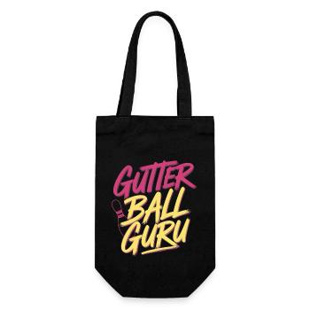 Gutter Ball Guru 13 - Geschenkbeutel für Flaschen - Schwarz - Vorne