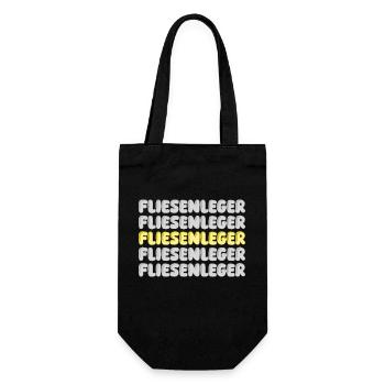 Work Tiler - Gift Bag for Bottles - black - Front