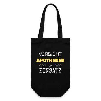 Vocation Pharmacist - Gift Bag for Bottles - black - Front