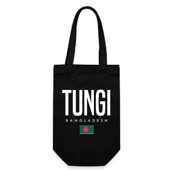 Tungi Bangladesh - Gift Bag for Bottles - black - Front