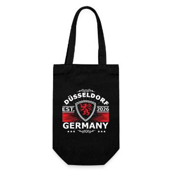 Düsseldorf Design – Fier de la ville - Sac à bouteille - noir - Devant