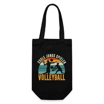 Volley-ball Enfants Cadeaux Joueurs de volley-ball - Sac à bouteille - noir - Devant