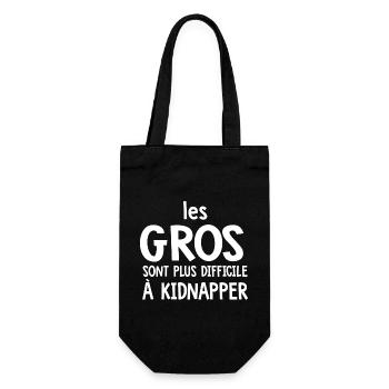 The Big Harder Humor - Gift Bag for Bottles - black - Front