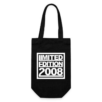 Limitierte Edition 2008 Design Geburtstag - Geschenkbeutel für Flaschen - Schwarz - Vorne