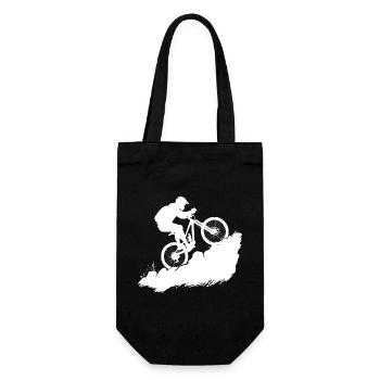 Energetic Mountainbike Cycling - Gift Bag for Bottles - black - Front
