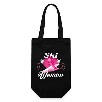 Ski Femme Retro Rose Ski - Sac à bouteille - noir - Devant