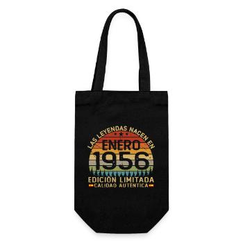 Janvier 1956 Anniversaire du Vintage 70 - Sac à bouteille - noir - Devant