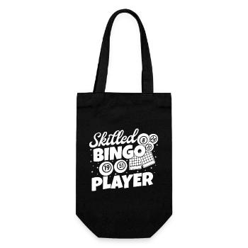 Bingo Player Skilled Player Bingo - Gift Bag for Bottles - black - Front