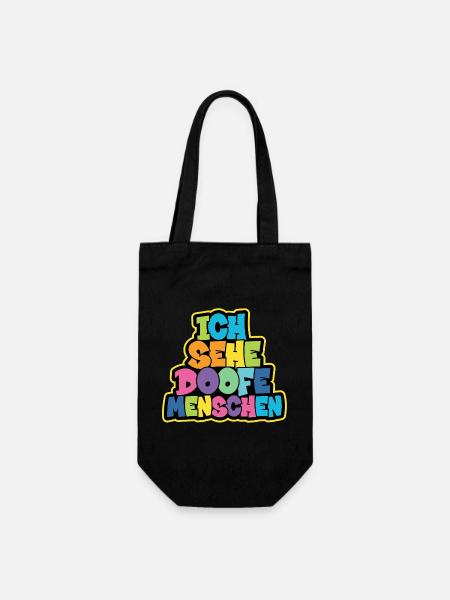 Je vois des gens stupides - Sac à bouteille - noir
