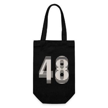 Numéro de course 48 – Passion du sport automobile - Sac à bouteille - noir - Devant