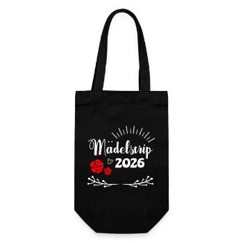 Girls Trip 2026 Girls' Tour Girls' Strip Girls' Strip - Gift Bag for Bottles - black - Front