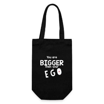 Plus grand que ton ego - Sac à bouteille - noir - Devant