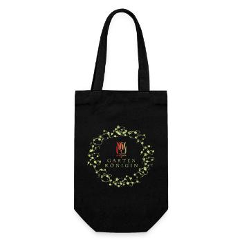 Garden Queen - Gift Bag for Bottles - black - Front