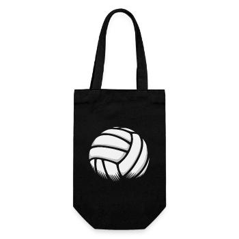 Volleyball Beach Volleyball Volleyball Ball - Gift Bag for Bottles - black - Front