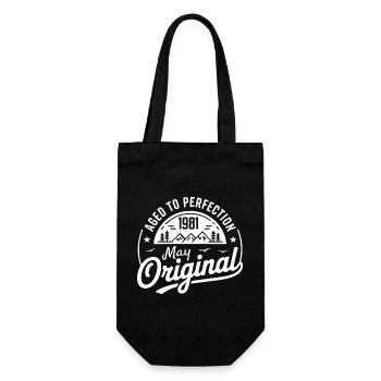 May 1981 – Legend of the Peaks and Mountains - Gift Bag for Bottles - black - Front