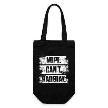 Nope can't raceday Car lover car guy mechanic - Geschenkbeutel für Flaschen - Schwarz - Vorne