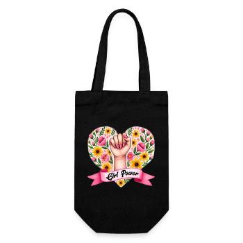 Le pouvoir des filles - Sac à bouteille - noir - Devant