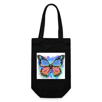 papillon - Sac à bouteille - noir - Devant