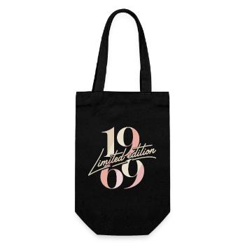 1969 Limited Edition Geburtstag - Geschenkbeutel für Flaschen - Schwarz - Vorne